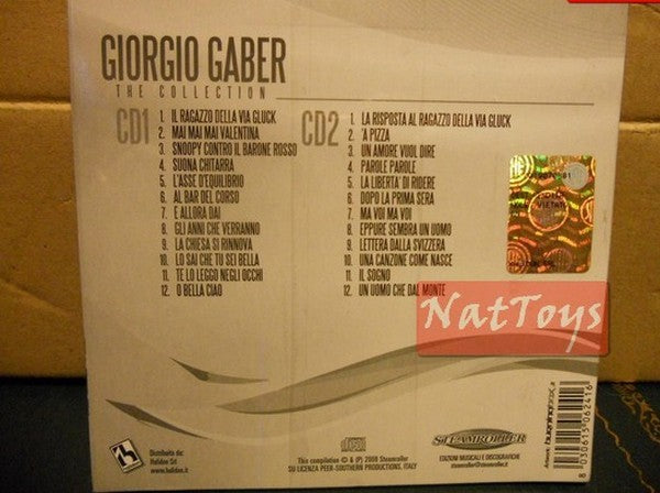 GIORGIO GABER LA COLLECTION DOPPIO Nouveau CD Audio Original Nouveau