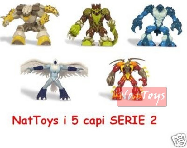GORMITI SERIES 2 LOT 5 ITEMS: ELIOS KOLOSSUS etc