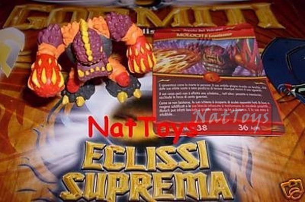 GORMITI SERIE ERA ECLISSI SUPREMA MOLOCH +CARD *NatToysModels*