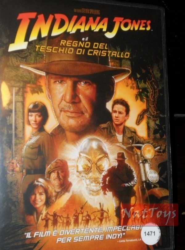 INDIANA JONES ET LE ROYAUME DU CRÂNE DE CRISTAL Film DVD Vidéo originale