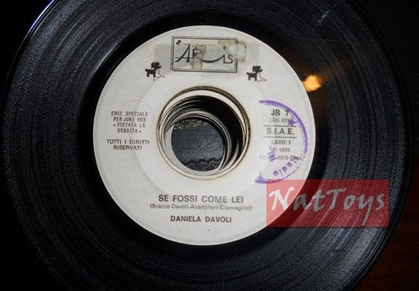 JUKE BOX 45 GIRI Daniela Davoli Se fossi come lei/Blue Reggae Band Frisco Bay VG