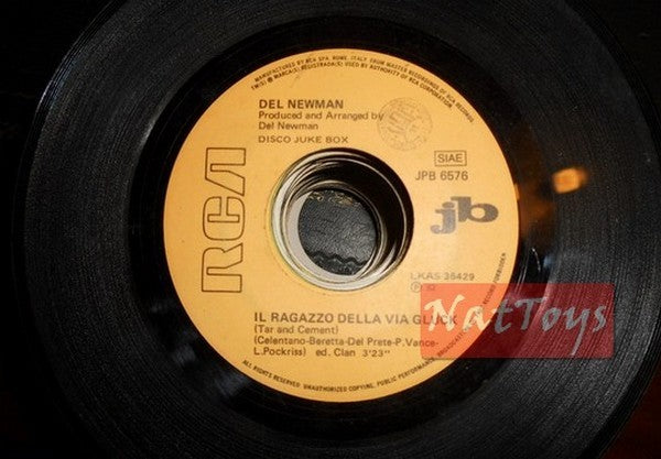 JUKE BOX 45 GIRI Del Newman Il ragazzo della Via Gluck (Tar and cement)/Che sar