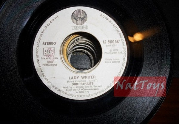 JUKE BOX 45 GIRI Dire Straits Lady writer/Elton John Victim of love EX PROMO