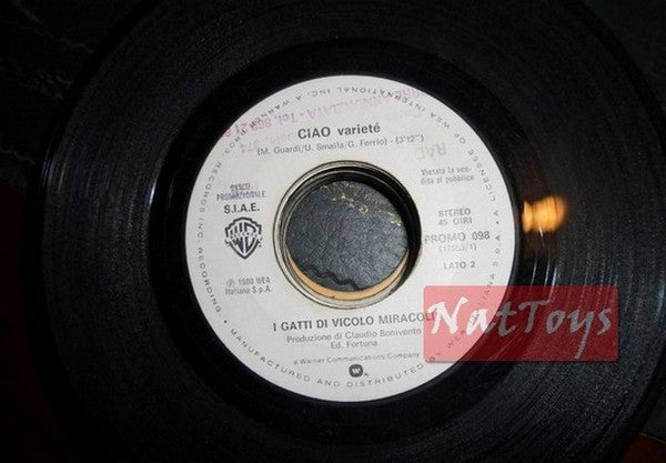 JUKE BOX 45 RPM Gatti di Vicolo Miracoli Ciao variété‚/Sister Sledge Got to love