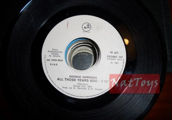JUKE BOX 45 GIRI George Harrison All those years ago/Franco Simone Il mondo - EX