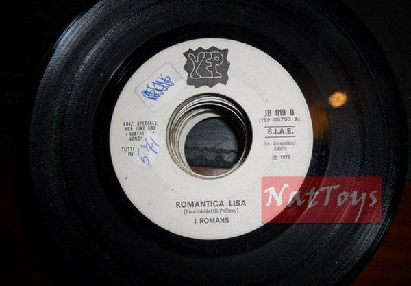 JUKE BOX 45 RPM Les Romains Romantiques Lisa/Franco Tortora Petite déesse EX PROMO