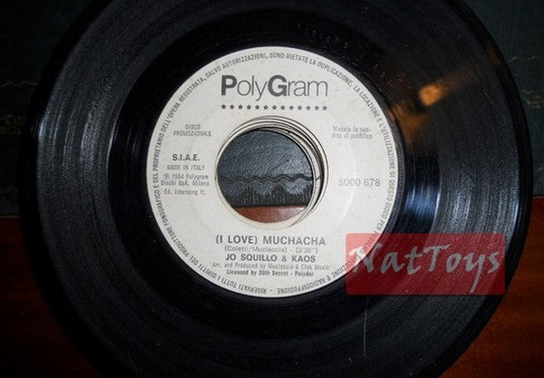 JUKE BOX 45 RPM Jo Squillo & Kaos muchacha/Robin Gibb Les garçons tombent amoureux G