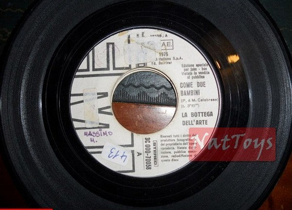 JUKE BOX 45 GIRI La Bottega dell'Arte Come due bambini/Al Martino Volare PROMO