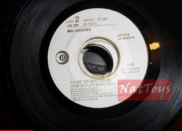 JUKE BOX 45 RPM Mel Brooks To be or not to be/L. Richie Running with the night