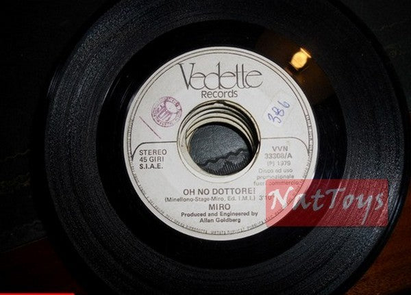 JUKE BOX 45 GIRI Miro Oh no dottore!/Riflessi (Italy 1979) EX PROMO