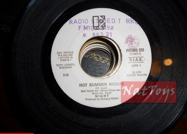 JUKE BOX 45 RPM Night Hot summer nights/Ashford & Simpson Found a cure PROMO