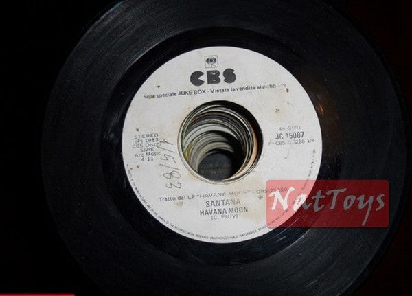 JUKE BOX 45 RPM Santana Havana moon/Joan Armatrading Drop the pilot PROMO