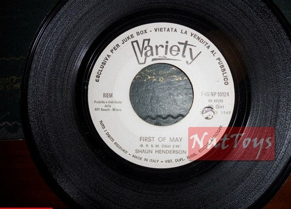 JUKE BOX 45 RPM Shaun Henderson First of may/Ray Stevens Gitarzan 1969 EX PROMO