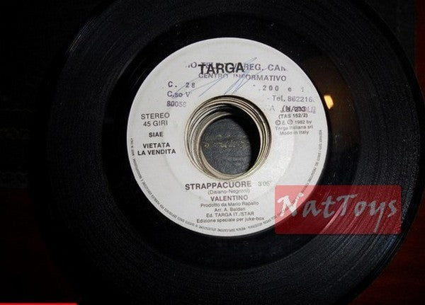 JUKE BOX 45 RPM Valentino Strappacuore/Kool & The Gang Big fun 1982 - VG PROMO