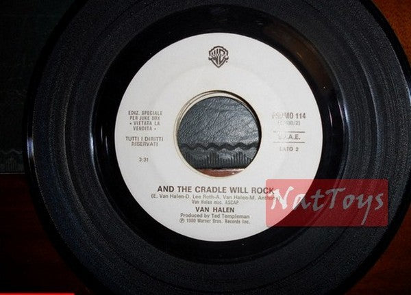 JUKE BOX 45 RPM Van Halen And the cradle will rock/Chic Rebels are we PROMO