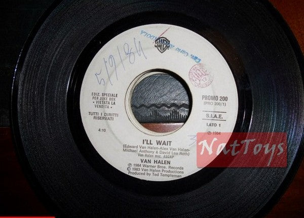 JUKE BOX 45 RPM Van Halen I'll wait/Alphaville Sounds like a melody 1984 PROMO