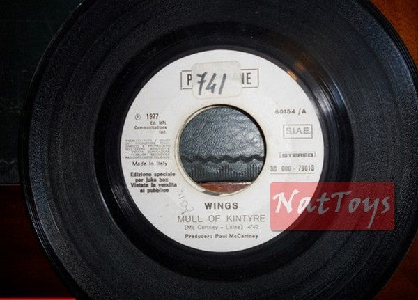 JUKE BOX 45 RPM Wings Mull of Kintyre/John Williams CLOSE ENCOUNTERS PROMO