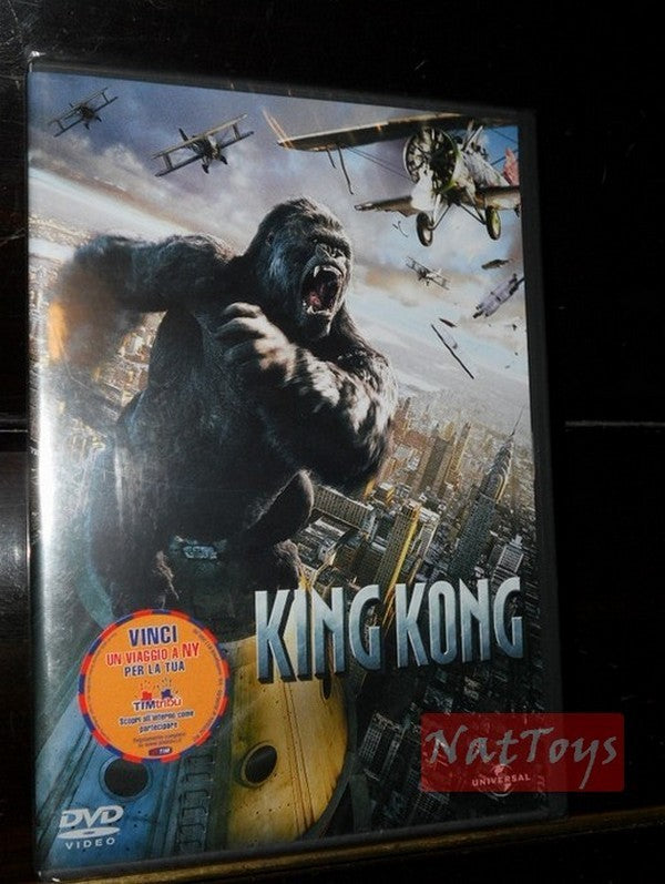 KING KONG Naomi Watts Adrien Brody Jack Black Film DVD Nuovo Originale