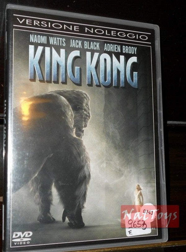 KING KONG Naomi Watts Jack Black Adrien Brody Film DVD Originale Video