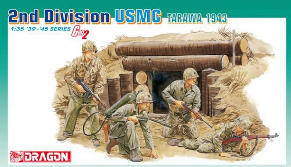 SCALE ASSEMBLY KIT COMPATIBLE WITH 2nd DIVISION USMC (TARAWA 1943) KIT 1:35 DRAGON D6272