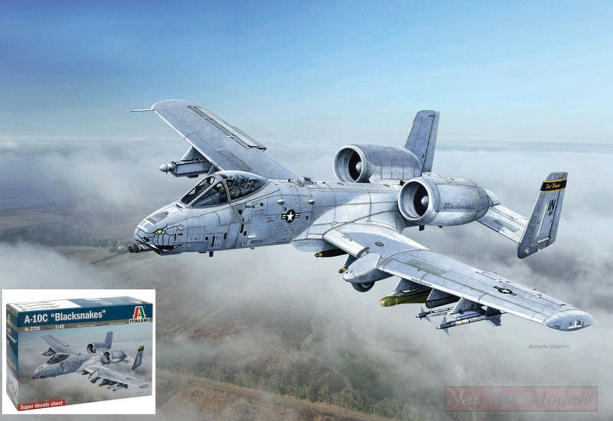 SCALE ASSEMBLY KIT COMPATIBLE WITH A-10 C BLACKSNAKES KIT 1:48 ITALERI IT2725""