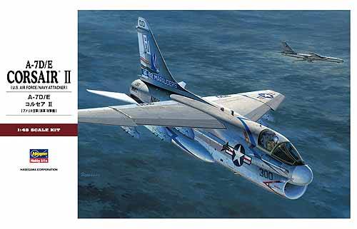 KIT DA MONTARE IN SCALA COMPATIBILE CON A-7D/E CORSAIR II KIT 1:48 HASEGAWA HASPT47