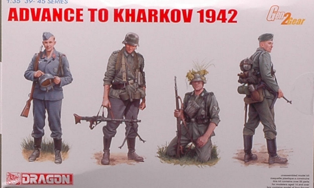 KIT DE MONTAGE À L'ÉCHELLE COMPATIBLE AVEC ADVANCE TO KHARKOV 1942 KIT 1:35 DRAGON D6656