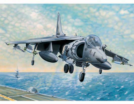 KIT DE MONTAGE À L'ÉCHELLE COMPATIBLE AVEC LE KIT D'AVION AV-8 B HARRIER 1:32 TRUMPETER TP2229
