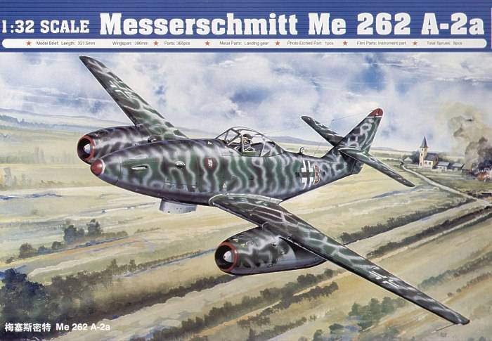 KIT DE MONTAGE À L'ÉCHELLE COMPATIBLE AVEC LE KIT D'AVION MESSERSCHMITT 1:32 TRUMPETER TP2236