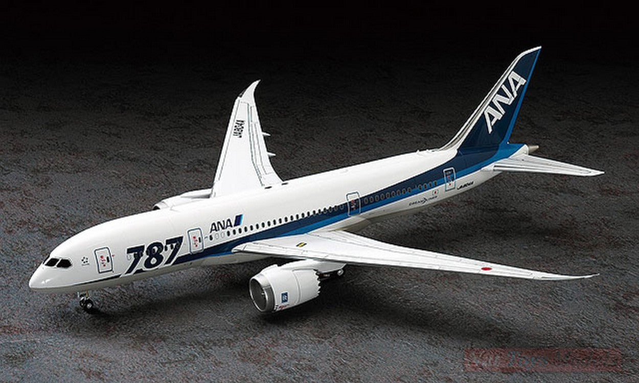 KIT DE MONTAGE À L'ÉCHELLE COMPATIBLE AVEC ANA B787-8 1:200 KIT HASEGAWA HAS16