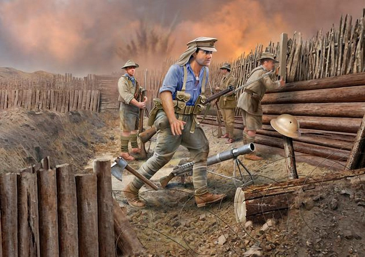KIT DA MONTARE IN SCALA COMPATIBILE CON ANZAC INFANTRY 1915 KIT 1:35 REVELL RV02618