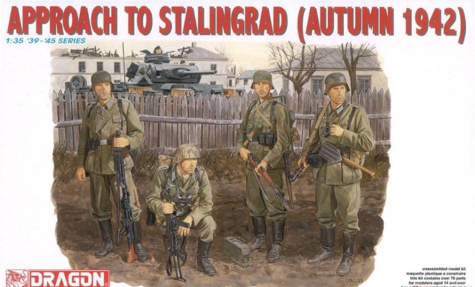 KIT DA MONTARE IN SCALA COMPATIBILE CON APPROACH TO STALINGRAD KIT 1:35 DRAGON D6122