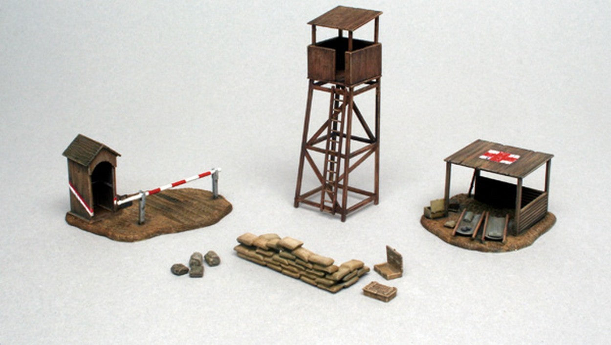 KIT DA MONTARE IN SCALA COMPATIBILE CON BATTLEFIELD BUILDINGS KIT 1:72 ITALERI IT6130