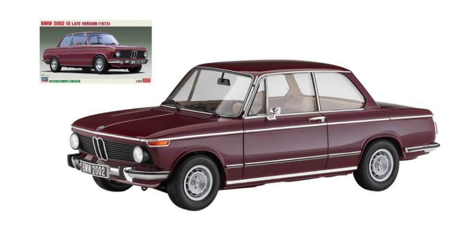 KIT DA MONTARE IN SCALA COMPATIBILE CON BMW 2002 tii 1973 KIT 1:24 HASEGAWA HA20634