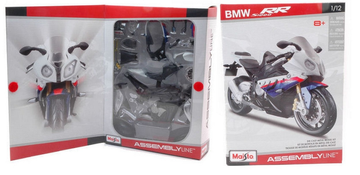 KIT DA MONTARE IN SCALA COMPATIBILE CON BMW S 1000 RR KIT 1:12 MAISTO MI39191