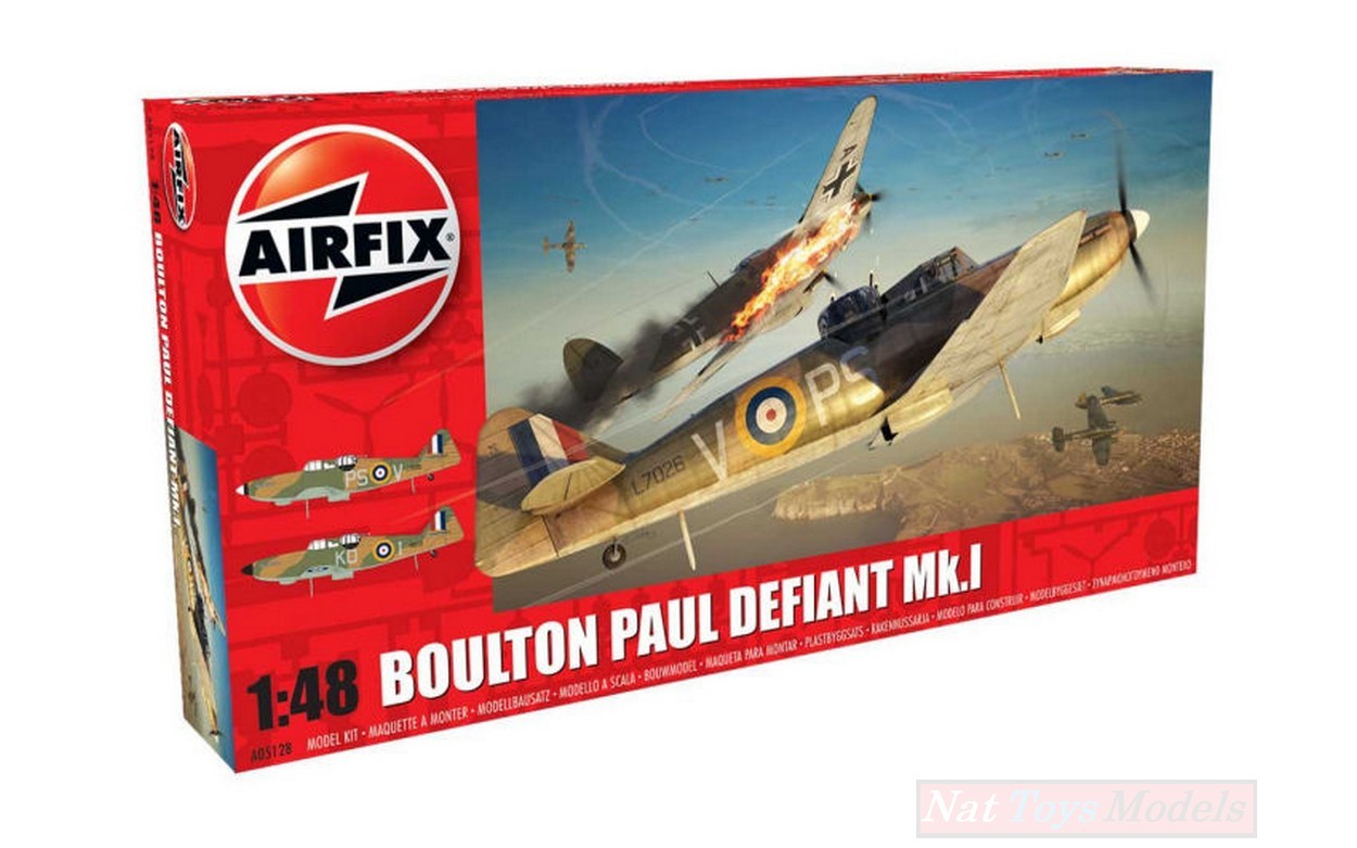 KIT DA MONTARE IN SCALA COMPATIBILE CON BOULTON PAUL DEFIANT Mk.I KIT 1:48 AIRFIX AX5128