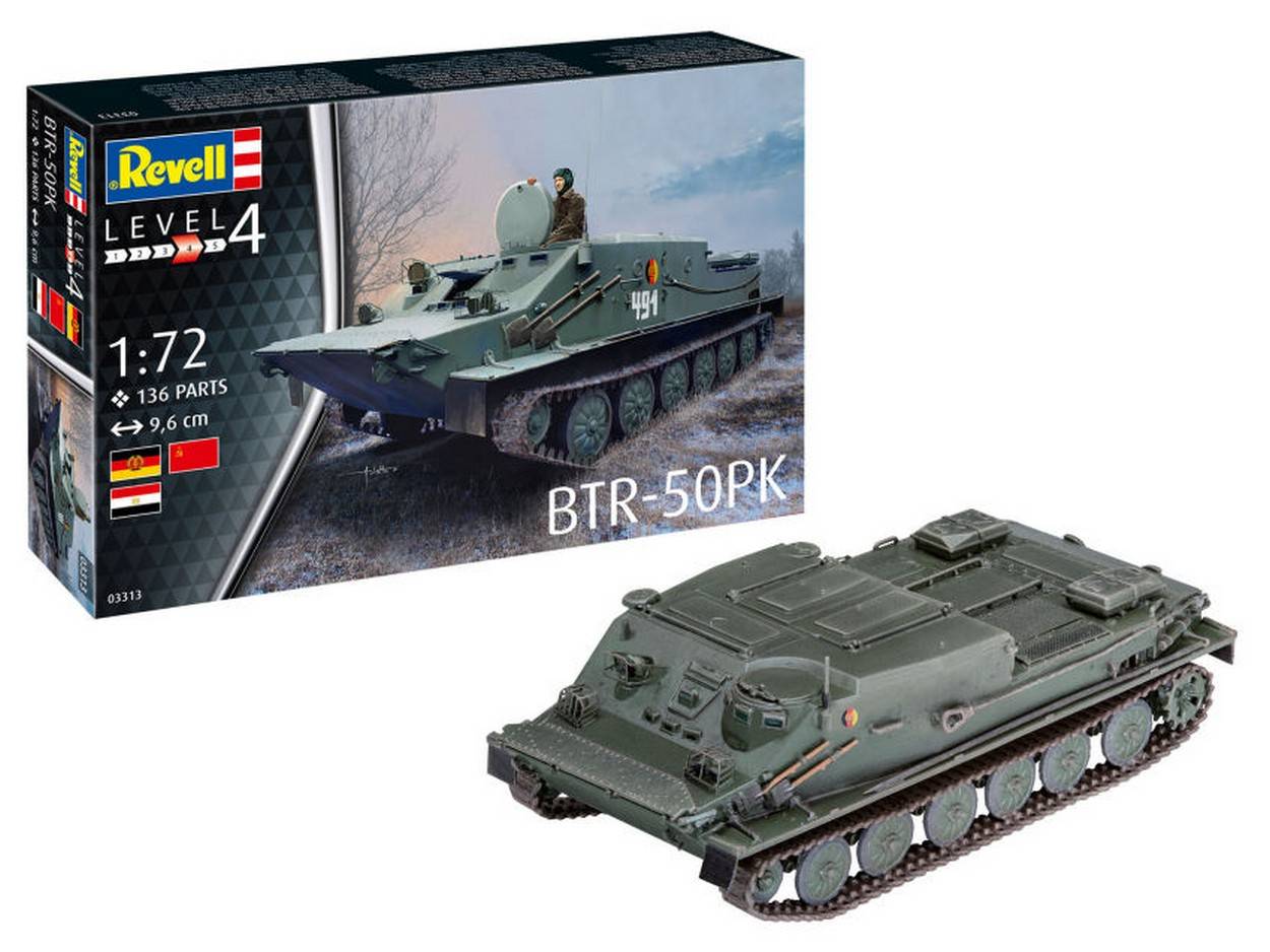 KIT DA MONTARE IN SCALA COMPATIBILE CON BTR-50PK KIT 1:72 REVELL RV03313 MODEL