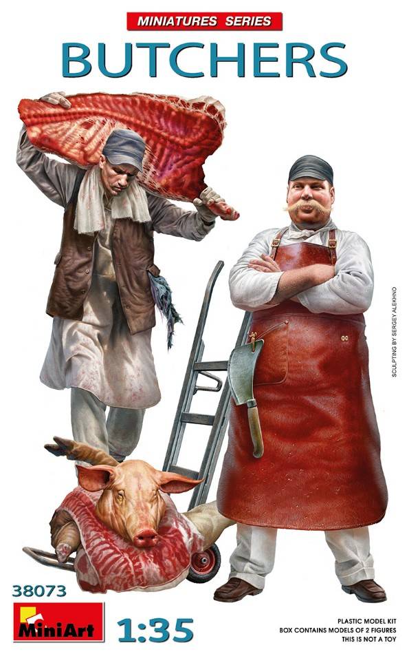KIT TO ASSEMBLE IN SCALE COMPATIBLE WITH BUTCHERS (BUTCHERS) KIT 1:35 MINIART MIN38073
