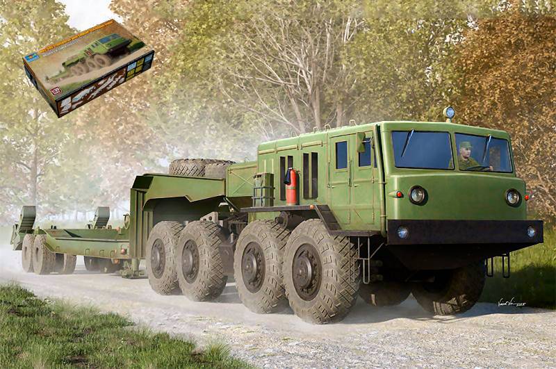 KIT DA MONTARE IN SCALA COMPATIBILE CON CAMION MAZ-545 KIT 1:35 TRUMPETER TP1089