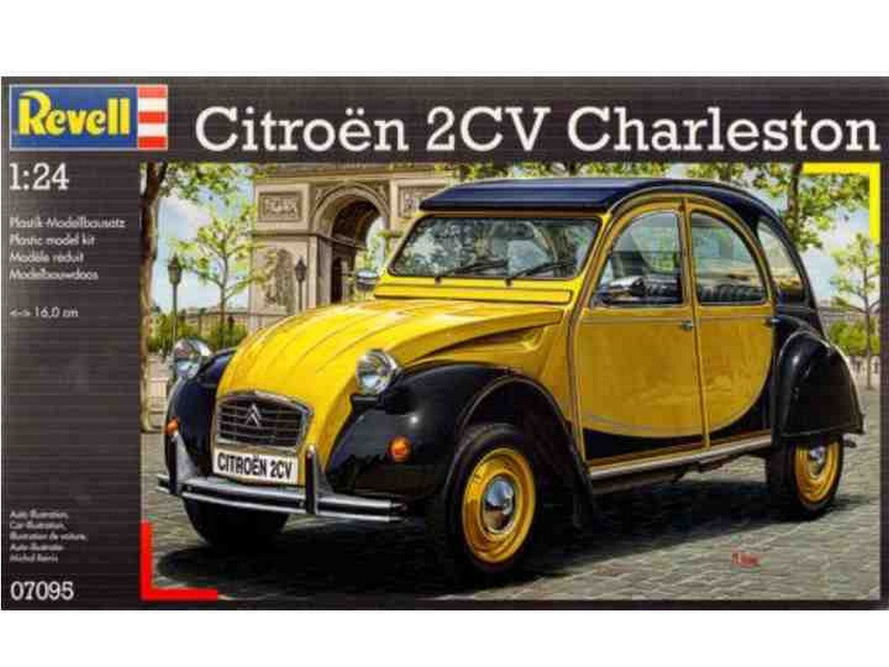 KIT DA MONTARE IN SCALA COMPATIBILE CON CITROEN 2 CV CHARLESTON KIT 1:24 REVELL RV7095