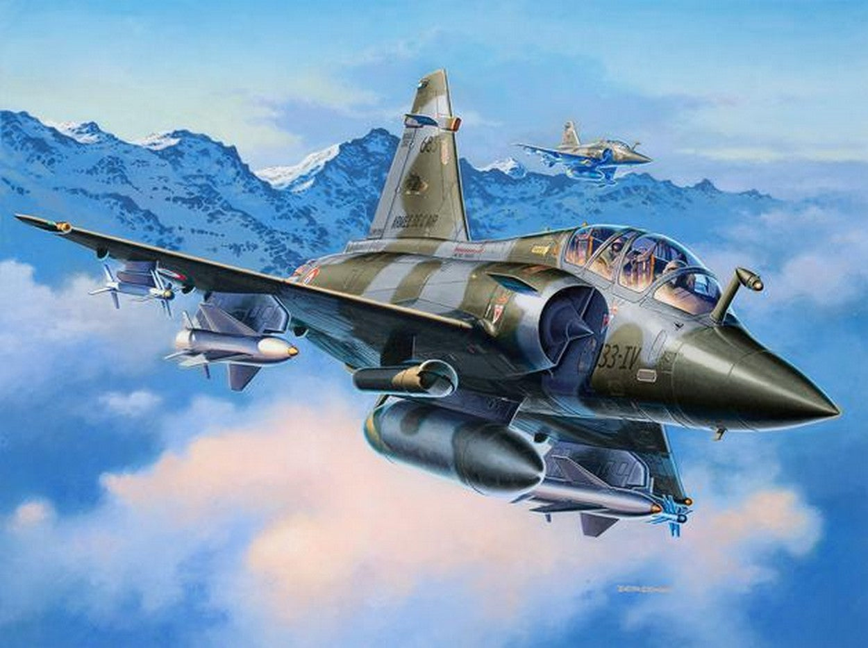 KIT DE MONTAGE À L'ÉCHELLE COMPATIBLE AVEC LE KIT DASSAULT MIRAGE 2000D 1:72 REVELL RV4893