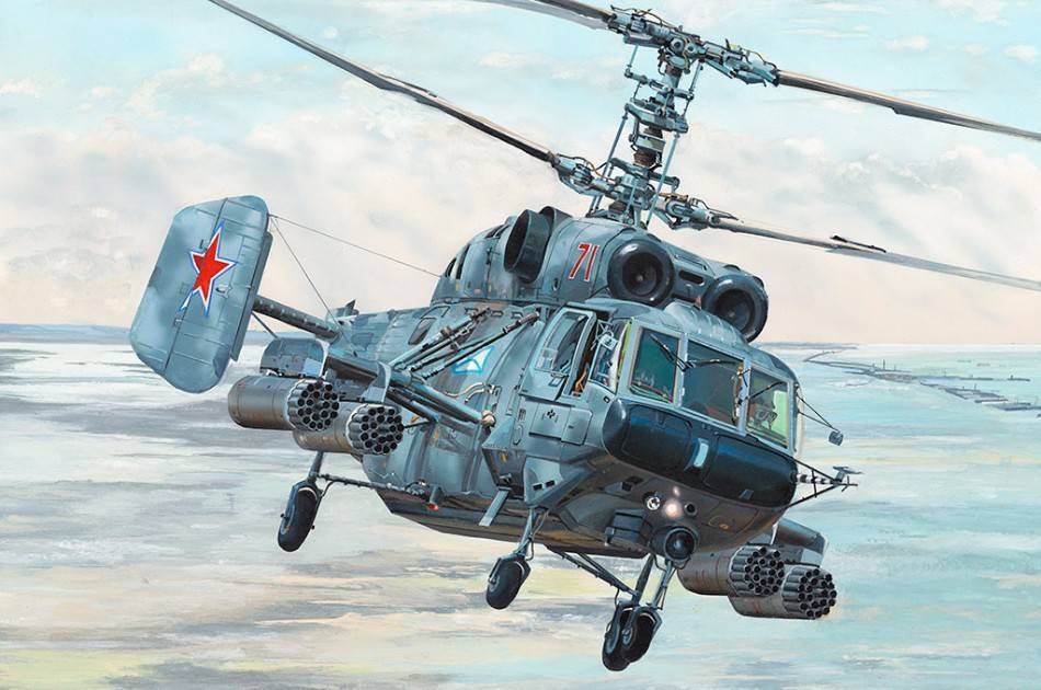 KIT DA MONTARE IN SCALA COMPATIBILE CON ELICOTTERO KAMOV KA-29 KIT 1:35 TRUMPETER TP5110