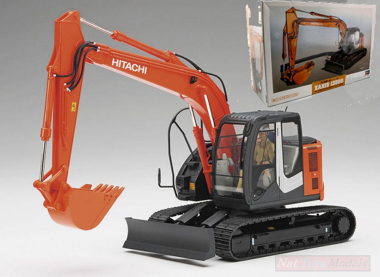 SCALE ASSEMBLY KIT COMPATIBLE WITH HITACHI BAGGER ZAXIS 135 U EXCAVATOR KIT 1:35 HASEGAWA HA66001