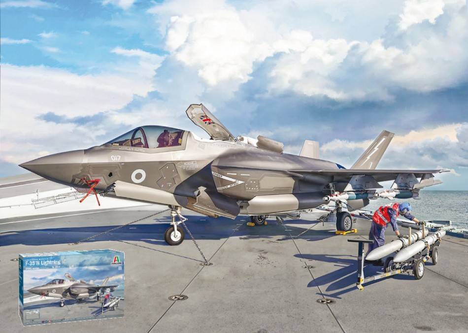 SCALE ASSEMBLY KIT COMPATIBLE WITH F-35B LIGHTNING II KIT 1:48 ITALERI IT2810
