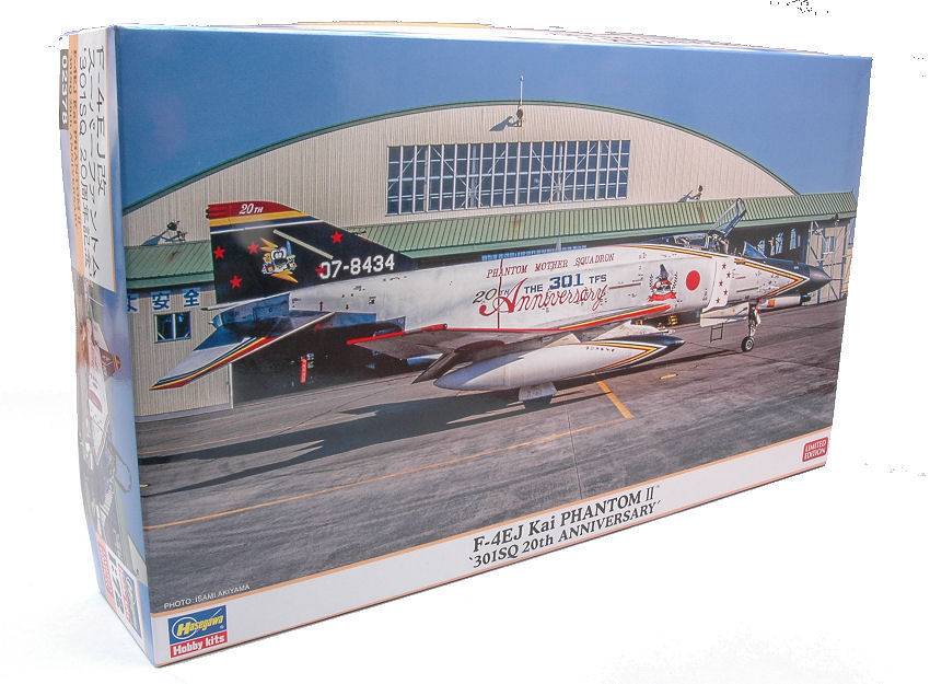 KIT DE MONTAGE À L'ÉCHELLE COMPATIBLE AVEC F-4Ej KAI PHANTOM II 301Sq KIT 20ème ANNIVERSAIRE 1:72 HASEGAWA HA02378