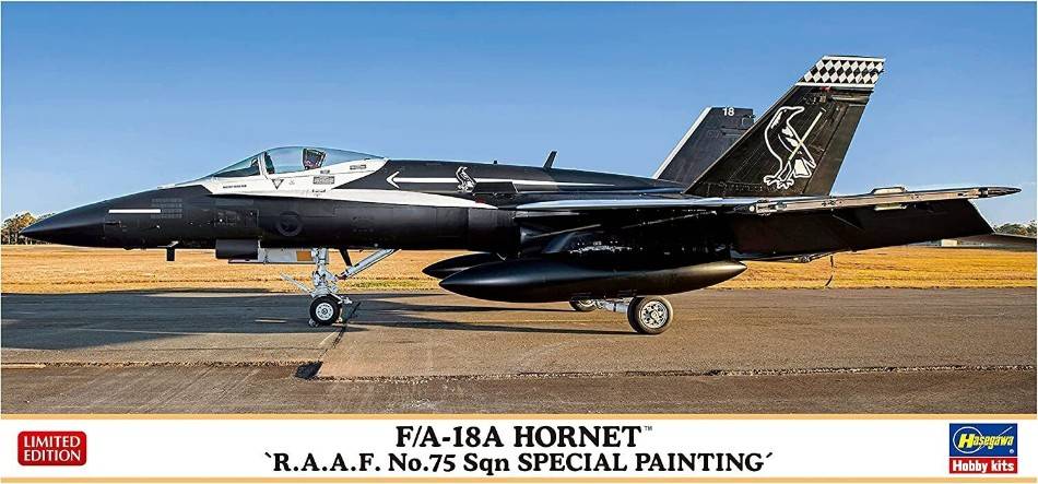 KIT DA MONTARE IN SCALA COMPATIBILE CON F/A-18A HORNET RAAF 100th ANNIVERSARY KIT 1:72 HASEGAWA HA02411