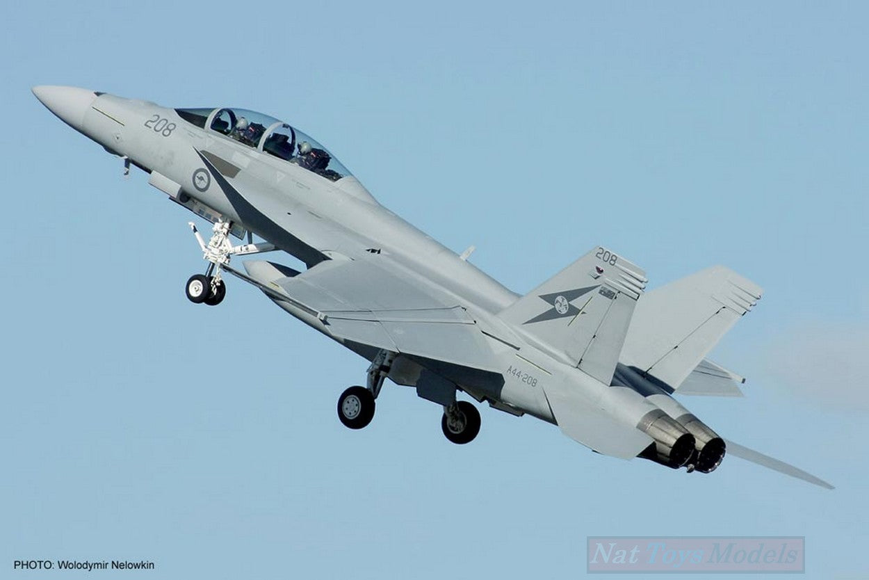 KIT DA MONTARE IN SCALA COMPATIBILE CON F/A 18F SUPER HORNET R.A.A.F. KIT 1:72 HASEGAWA HG01986