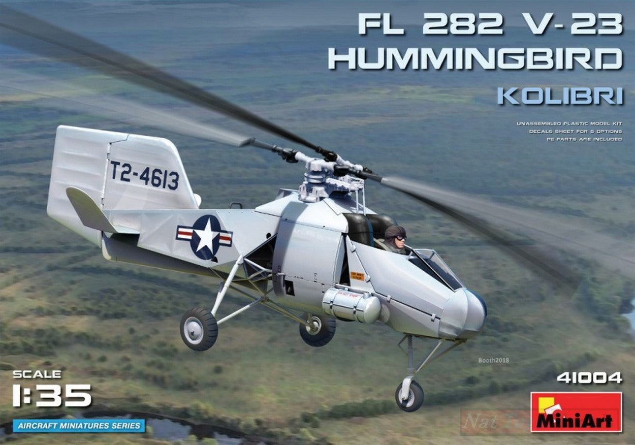 KIT DA MONTARE IN SCALA COMPATIBILE CON FI 282 V-23 HUMMINGBIRD KOLIBRI KIT 1:35 MINIART MIN41004
