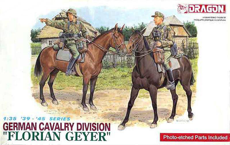 KIT DA MONTARE IN SCALA COMPATIBILE CON G.8th CAV.DIV.F.GEYER KIT 1:35 DRAGON D6046