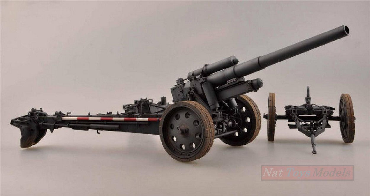 KIT DE MONTAGE À L'ÉCHELLE COMPATIBLE AVEC L'HOWITZER ALLEMAND 15 cm SFH 18 1:16 TRUMPETER TP61603
